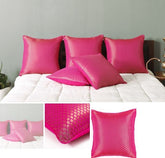 Set of 5 Brocade Silk Cushion Covers 16x16 Inches, Sofa Cushion Cover, Christmas Gifts, Decorative Throw Pillow, Decorative Cushion